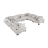 U-Shaped 8‑Piece Sectional