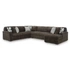 4-Piece U-Shaped Sectional Sofa w/RAF Chaise