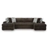 3-Piece U-Shaped Sectional Sofa w/2 Chaises