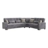 3-Piece Sectional (Sofa + Wedge + Loveseat + Arms)