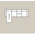 2-Piece Sectional (Chasie + Sofa + Arms)
