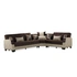 3-Piece Sectional (Sofa + Wedge + Loveseat + Arms)
