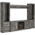 4-Piece w/Cabinets W100-101 Fireplace