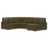 3-Piece Sectional w/Right Chaise