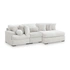 3-Piece Sectional w/Right Chaise