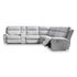6-Piece L-Shaped Reclining Sectional w/Console