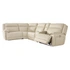 5-Piece L-Shaped Power Reclining Sectional w/Console